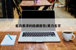 名刀黑泽的隐藏属性/黑刀名字